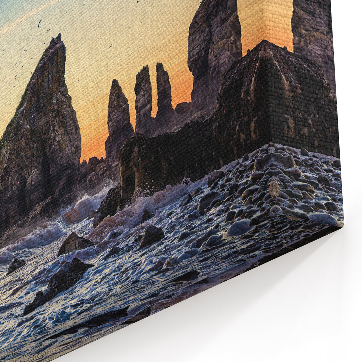 Rocky Coastline at Sunset - Stunning Nova Scotia Seascape Wall Art