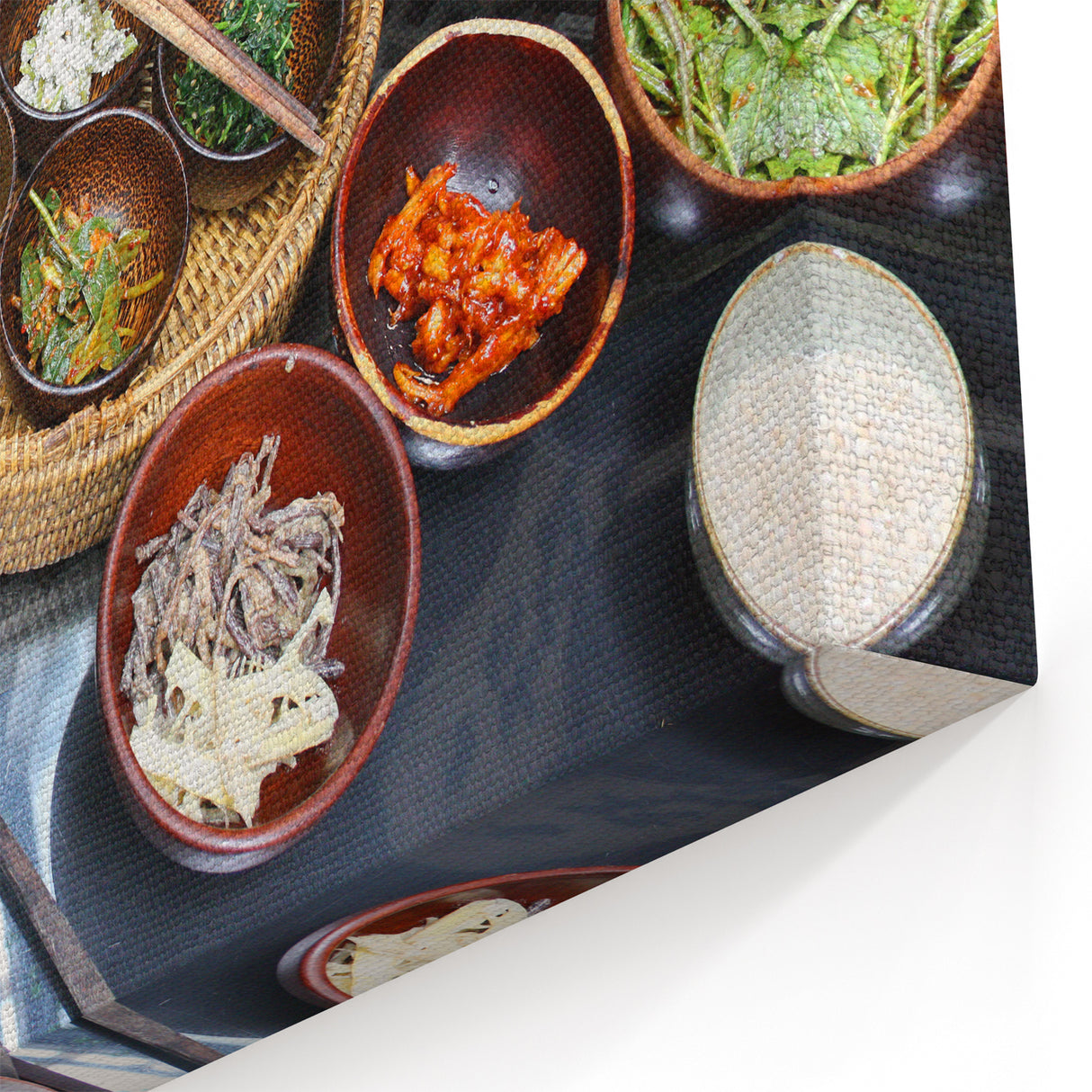 Traditional Korean Cuisine Prints - South Korea Art Scenic Décor