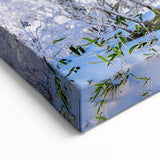 Snow-Covered Korean Forest - Scenic Winter Landscape Art Print