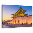 Korean Palace at Sunset - Stunning Cultural Architecture Art Print