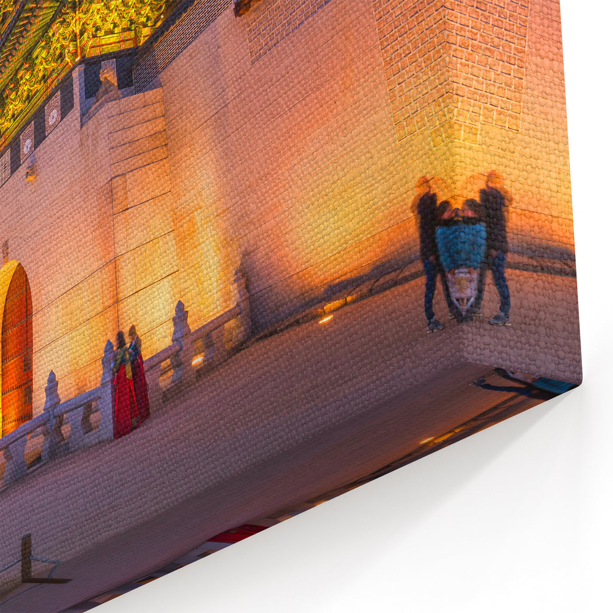 Korean Palace at Sunset - Stunning Cultural Architecture Art Print