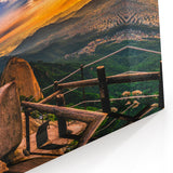 Korean Mountain Sunset - Breathtaking Scenic Landscape Art Print