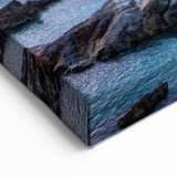 Korean Coastal Temple at Sunrise - Scenic Korean Wall Art on Framed Print