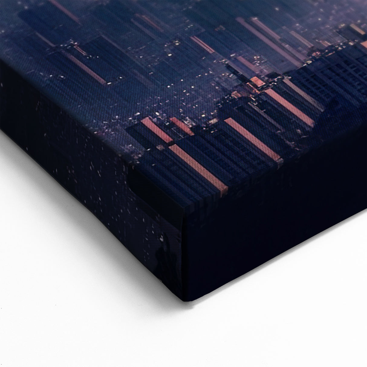 Seoul Tower in Misty Dusk - Modern Korean Cityscape Wall Art on Canvas