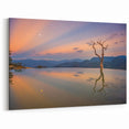 Vibrant Oaxaca Sunset Art - Scenic Mexican Landscape Canvas Print