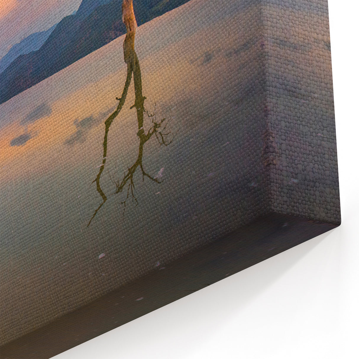 Vibrant Oaxaca Sunset Art - Scenic Mexican Landscape Canvas Print