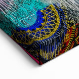 Vibrant Mexican Cultural Art - Colorful Oaxaca Beaded Artwork Prints