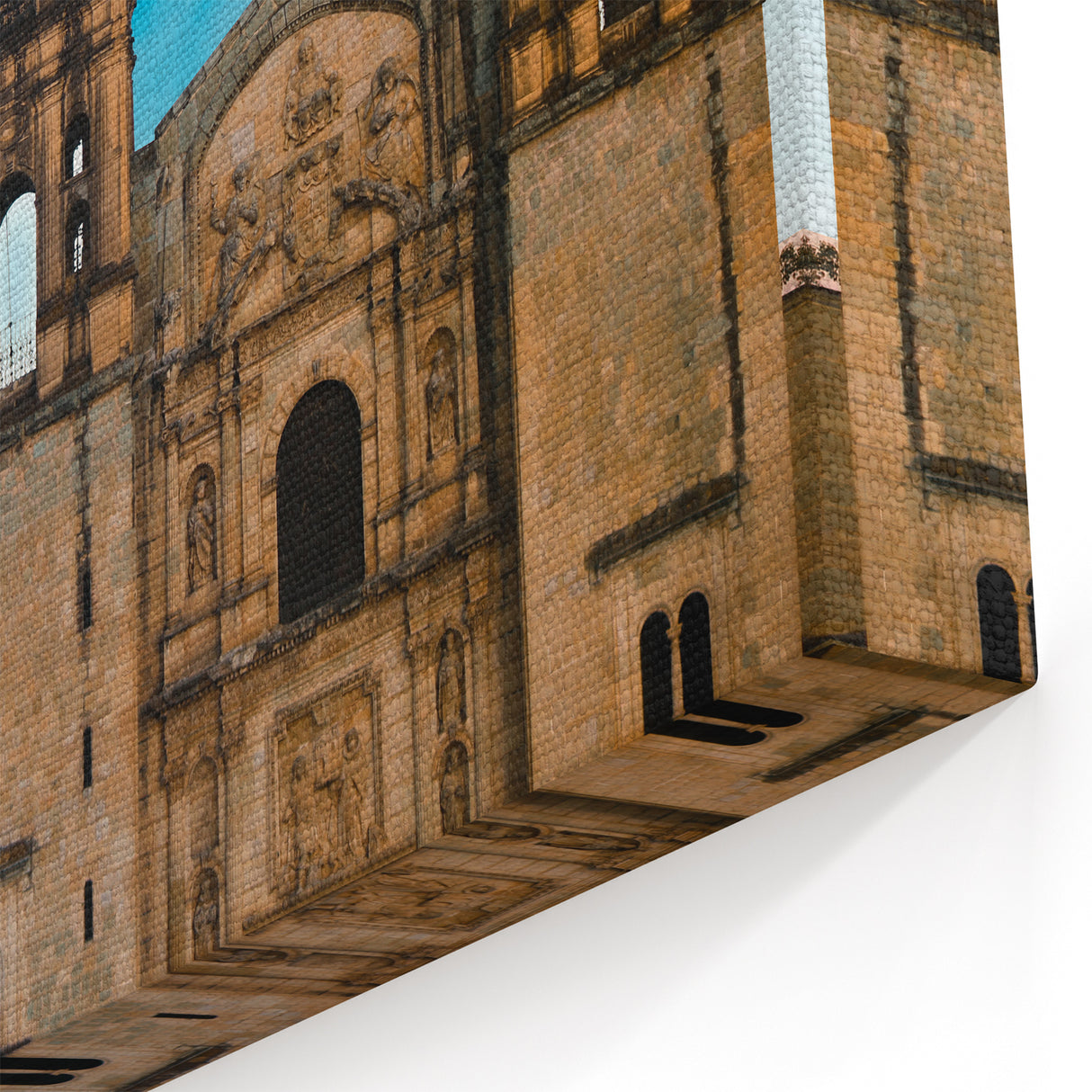 Majestic Oaxaca Cathedral Art - Stunning Mexican Architecture Print