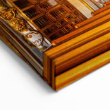 Ornate Oaxaca Cathedral Interior - Stunning Mexican Architecture Print