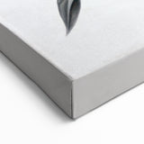 Modern Monochrome Sunflower Wall Art | Black and White Sunflower Print