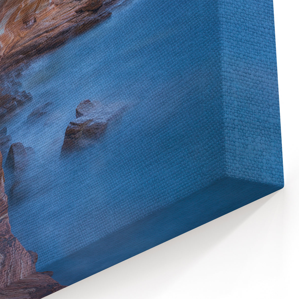 Tasmania Coastal Rock Wall Art – Unique Striated Cliff Landscape Print