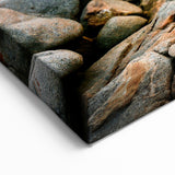 Bay of Fires Tasmania Wall Art – Dramatic Sunset Over Rocky Coastline