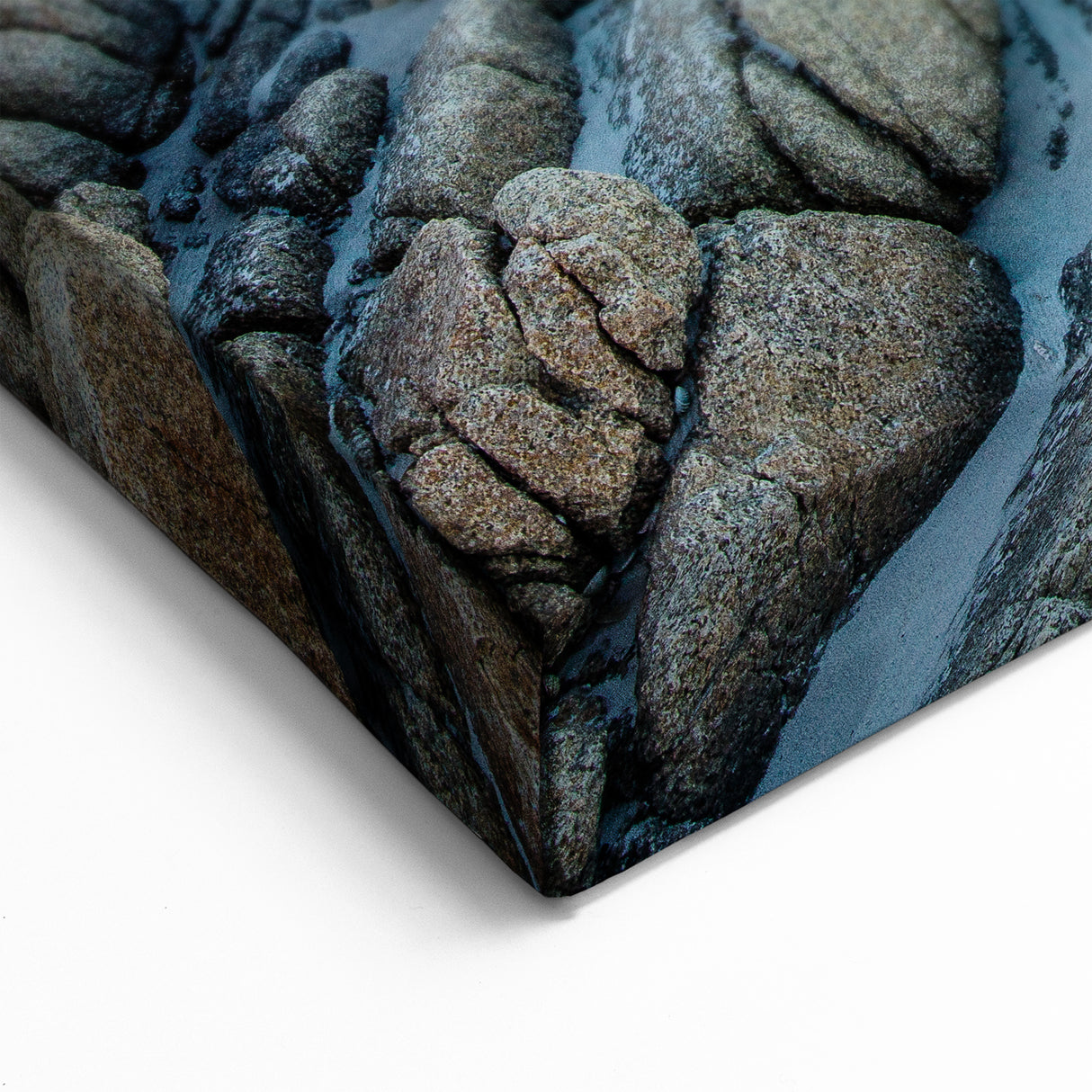 Tasmanian Landscape Art – Rocky Coastal Shoreline with Deep Blue Ocean