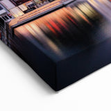 Australian Region Art – Hobart Waterfront at Dusk Tasmania Cityscape Print