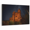 Oaxaca Wall Art – Stunning Mexican Street Scene under a Starry Sky