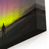 Tasmania Wall Art – Stunning Aurora Night Sky Over Beach Landscape