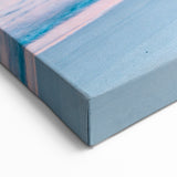 Tasmania Canvas Art – Peaceful Beach Sunset with Soft Pink Skies