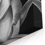 Timeless Black & White Rose Wall Art - Classic Floral Rose Canvas Print