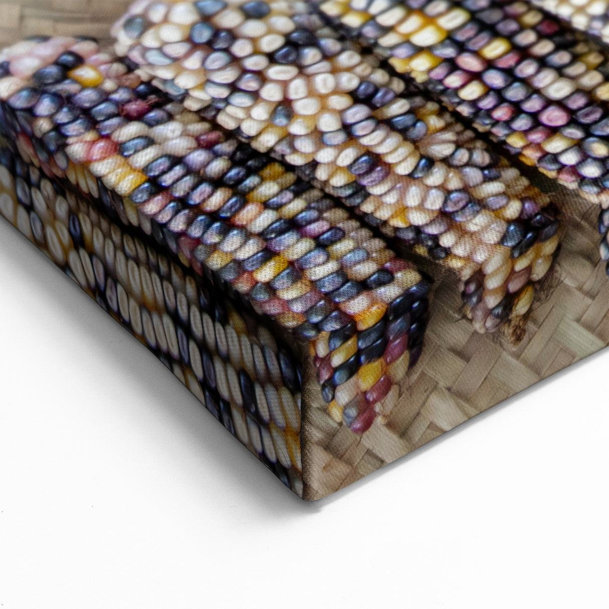 Oaxaca Wall Art – Vibrant Mexican Corn Harvest in Cultural Display