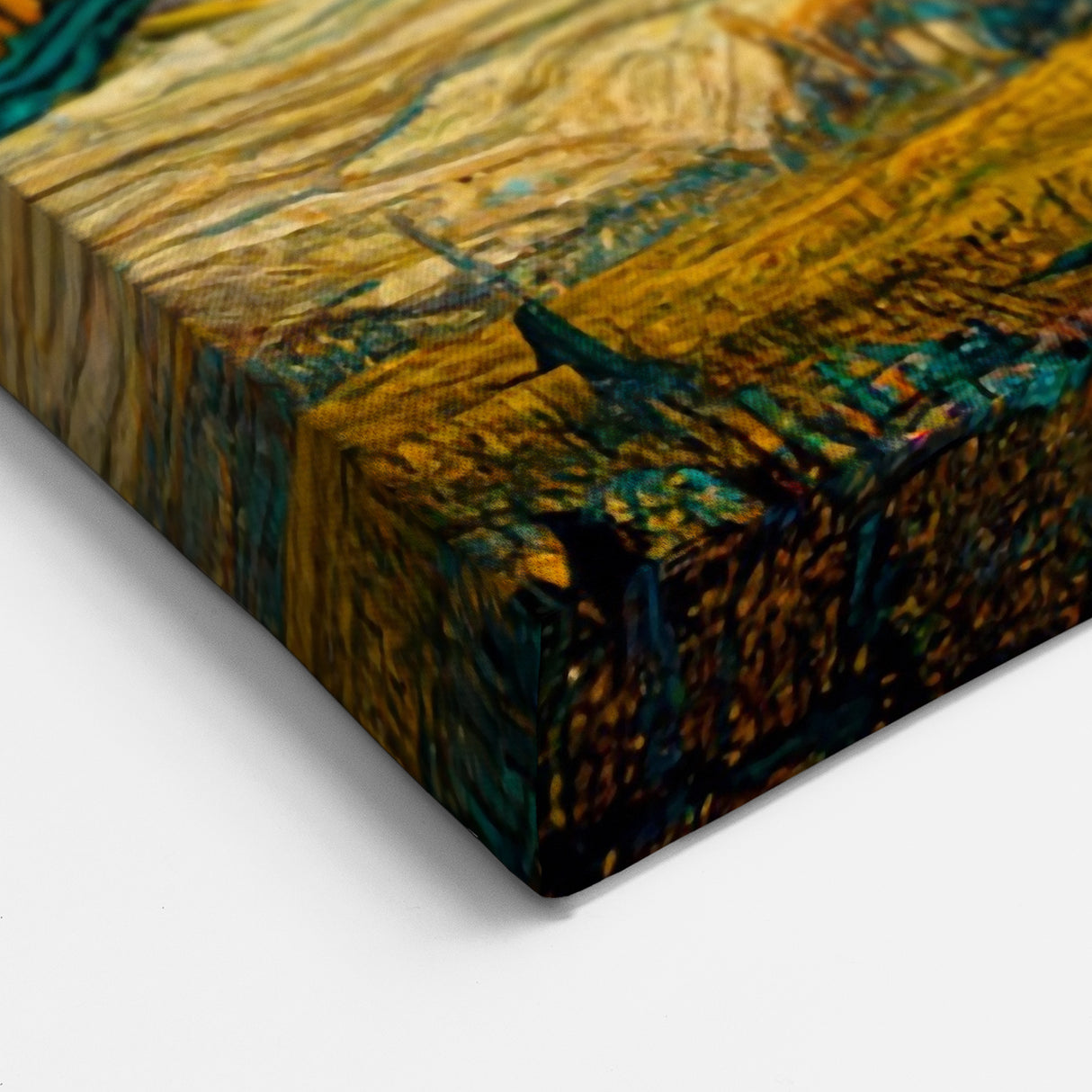 Bold Artistic Sunflower Wall Art | Abstract Sunflower Canvas Print