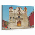 Oaxaca Wall Art – Historic Mexican Architecture in Sunlit Detail