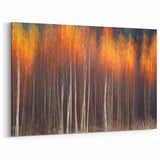 Autumn Forest Tree Canvas Art - Modern Botanical Wall Décor