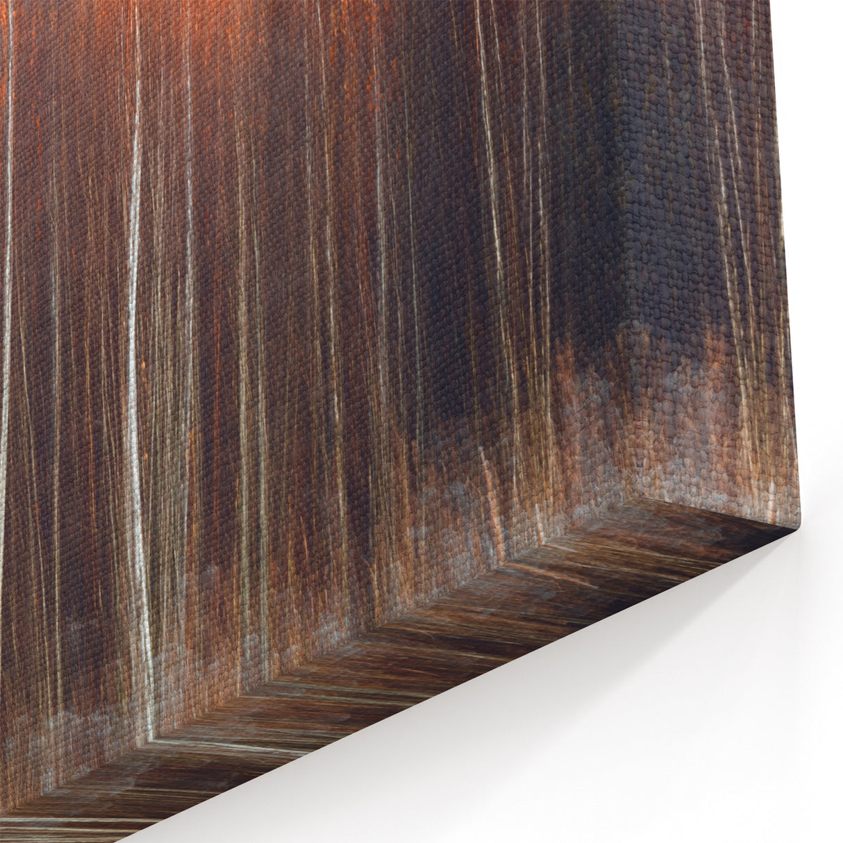 Autumn Forest Tree Canvas Art - Modern Botanical Wall Décor