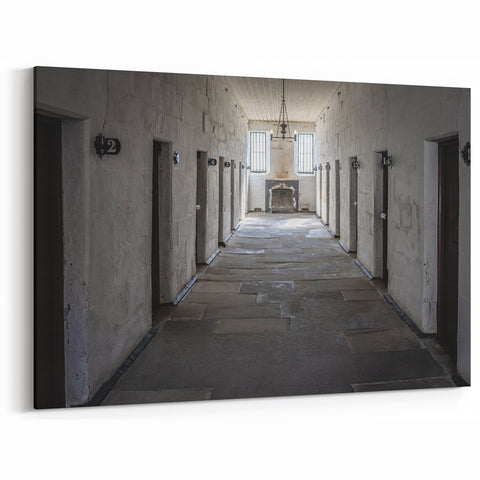 Tasmania Canvas Art – Historic Prison Corridor Tasmanian Wall Art Print