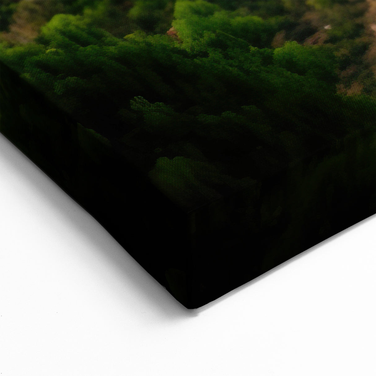 Oaxaca Wall Art – Colorful Mexican Hillside Village with Vibrant Homes