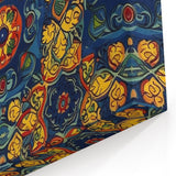 Oaxaca Wall Art – Intricate Mexican Tile Pattern with Vibrant Colors