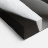 Monochrome Rose Close-Up Wall Art - Elegant Floral Rose Canvas Print Decor