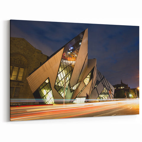 Royal Ontario Museum at Night – Iconic Ontario Architecture Wall Art