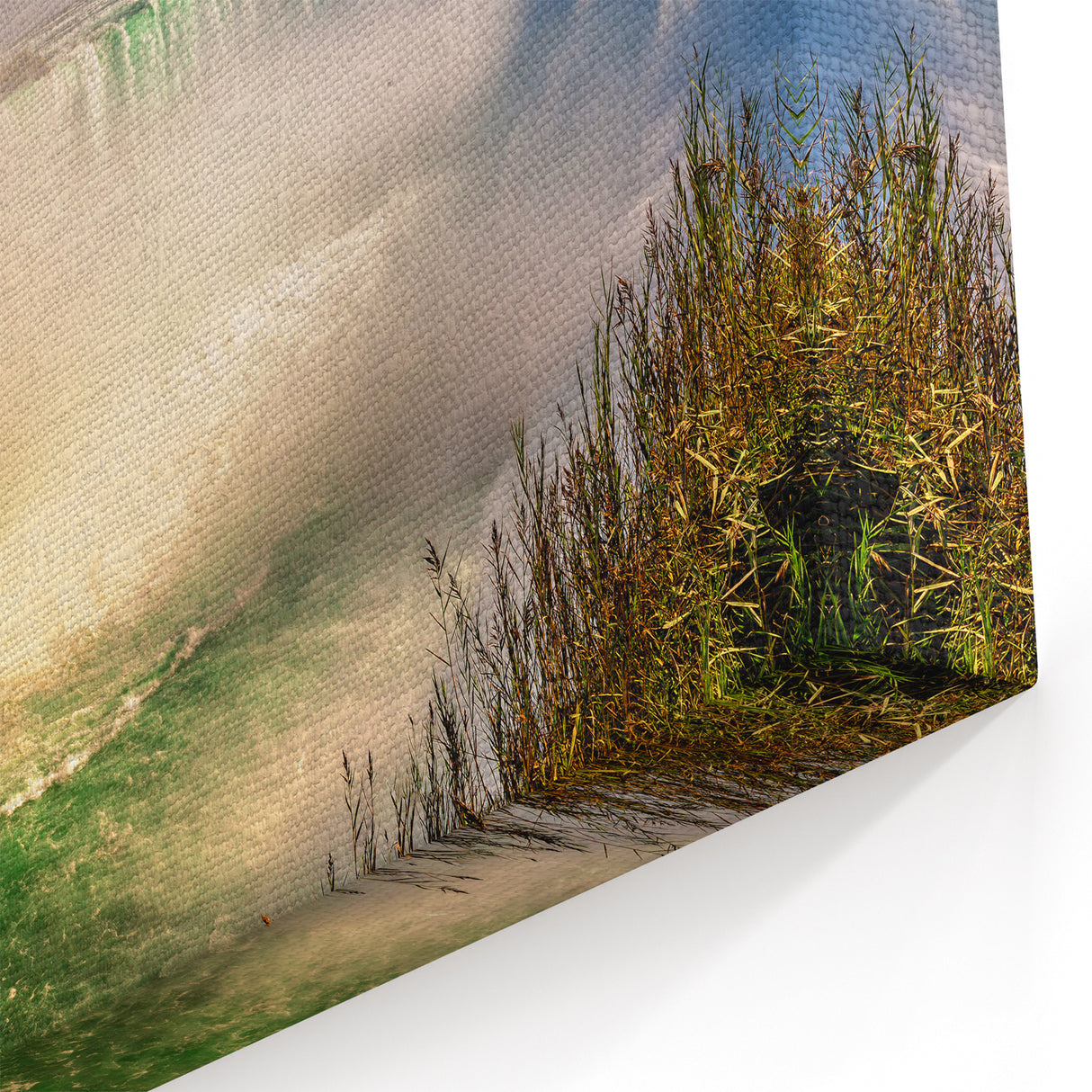 Niagara Falls with Rainbow – Stunning Ontario Waterfall Landscape Art