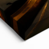 Canoes at Sunset – Serene Ontario Lake Landscape Wall Art