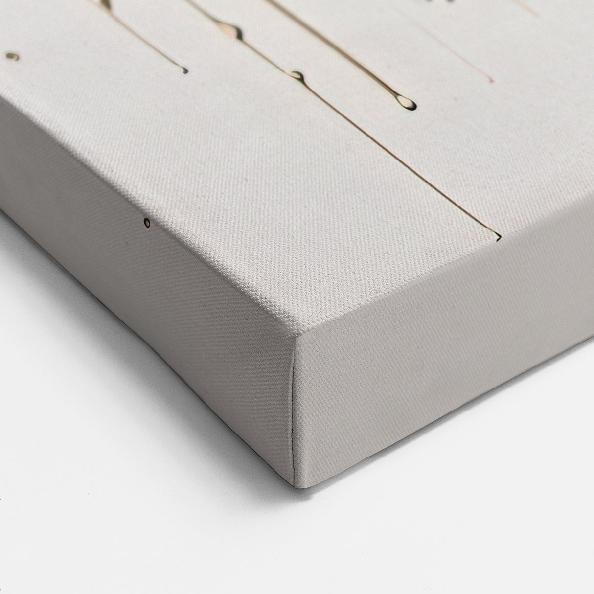 Gold & Pink Rose Wall Art - Luxurious Floral Rose Canvas Print for Modern Decor