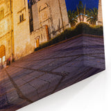 Oaxaca Wall Art – Majestic Colonial Architecture Illuminated at Night