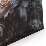 Mystical White Rose Wall Art - Elegant Floral Canvas Print for Home Decor