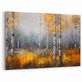 Autumn Birch Trees – Unique Tree Art on Canvas and Framed Print