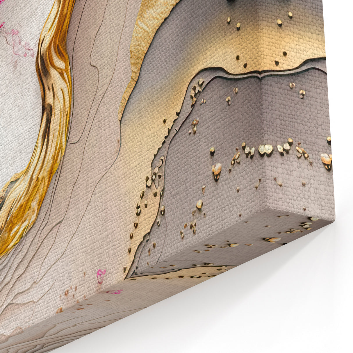 Elegant Sakura Blossom Art – Japanese Cherry Blossom Tree Gold Decor