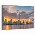 Sunset Over Toronto Skyline – Stunning Ontario Cityscape Wall Art