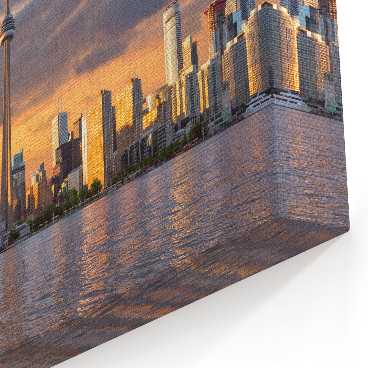 Sunset Over Toronto Skyline – Stunning Ontario Cityscape Wall Art