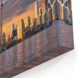 Sunset Over Toronto Skyline – Stunning Ontario Cityscape Wall Art