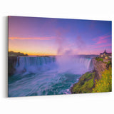 Twilight at Niagara Falls – Beautiful Ontario Waterfall Landscape Art