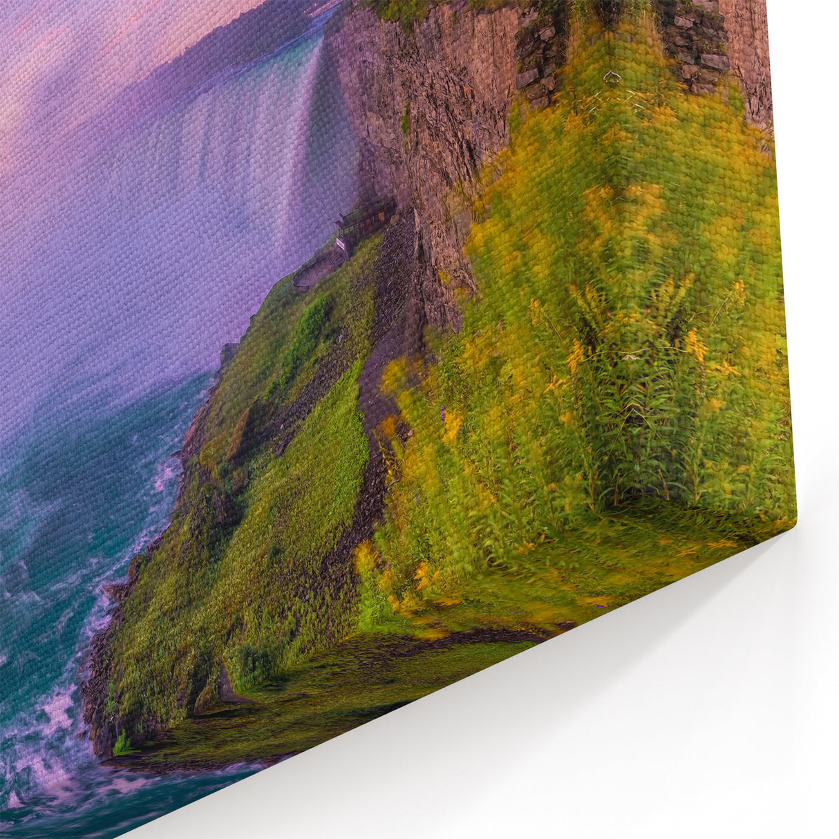 Twilight at Niagara Falls – Beautiful Ontario Waterfall Landscape Art
