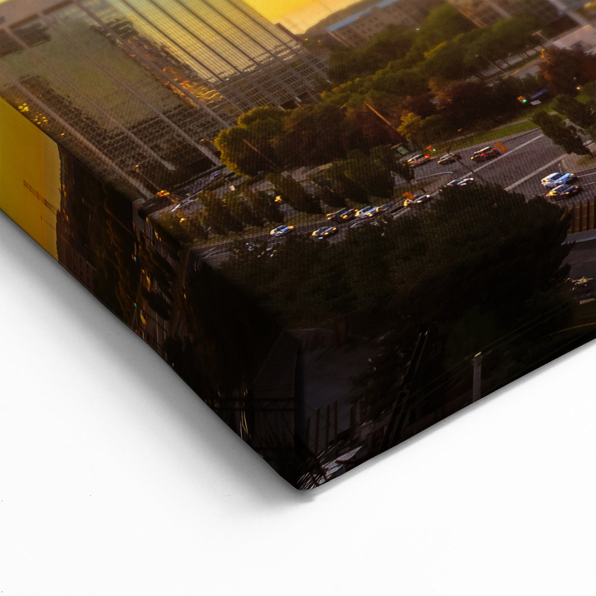 Sunset Over Absolute Towers – Modern Ontario Architecture Wall Art