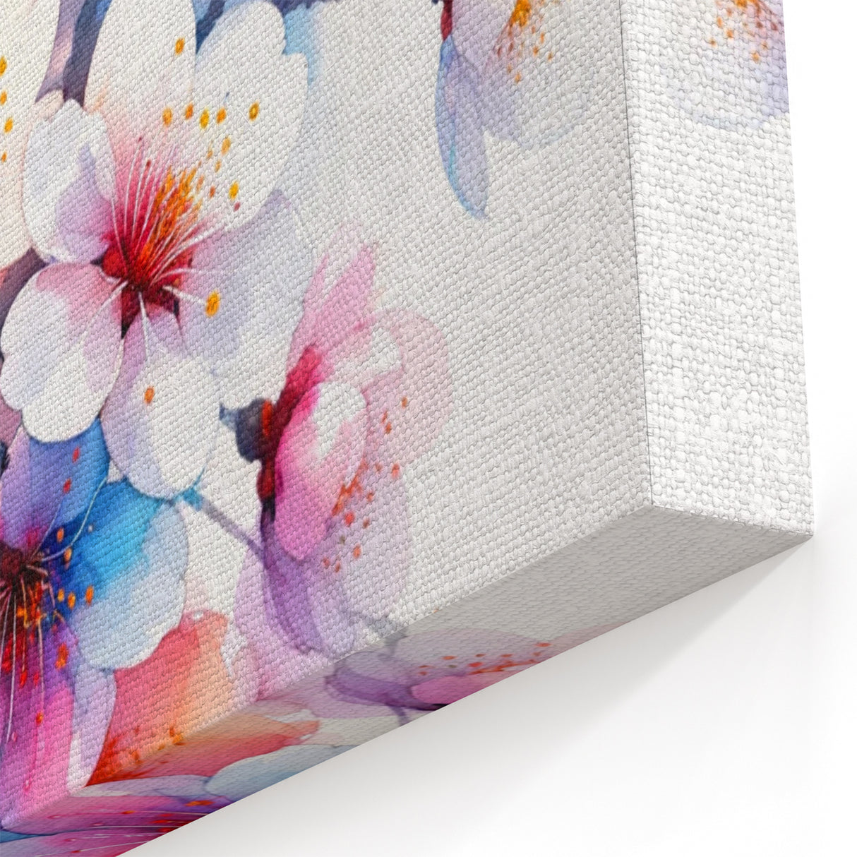 Watercolor Cherry Blossom Art – Sakura Blossom Floral Painting