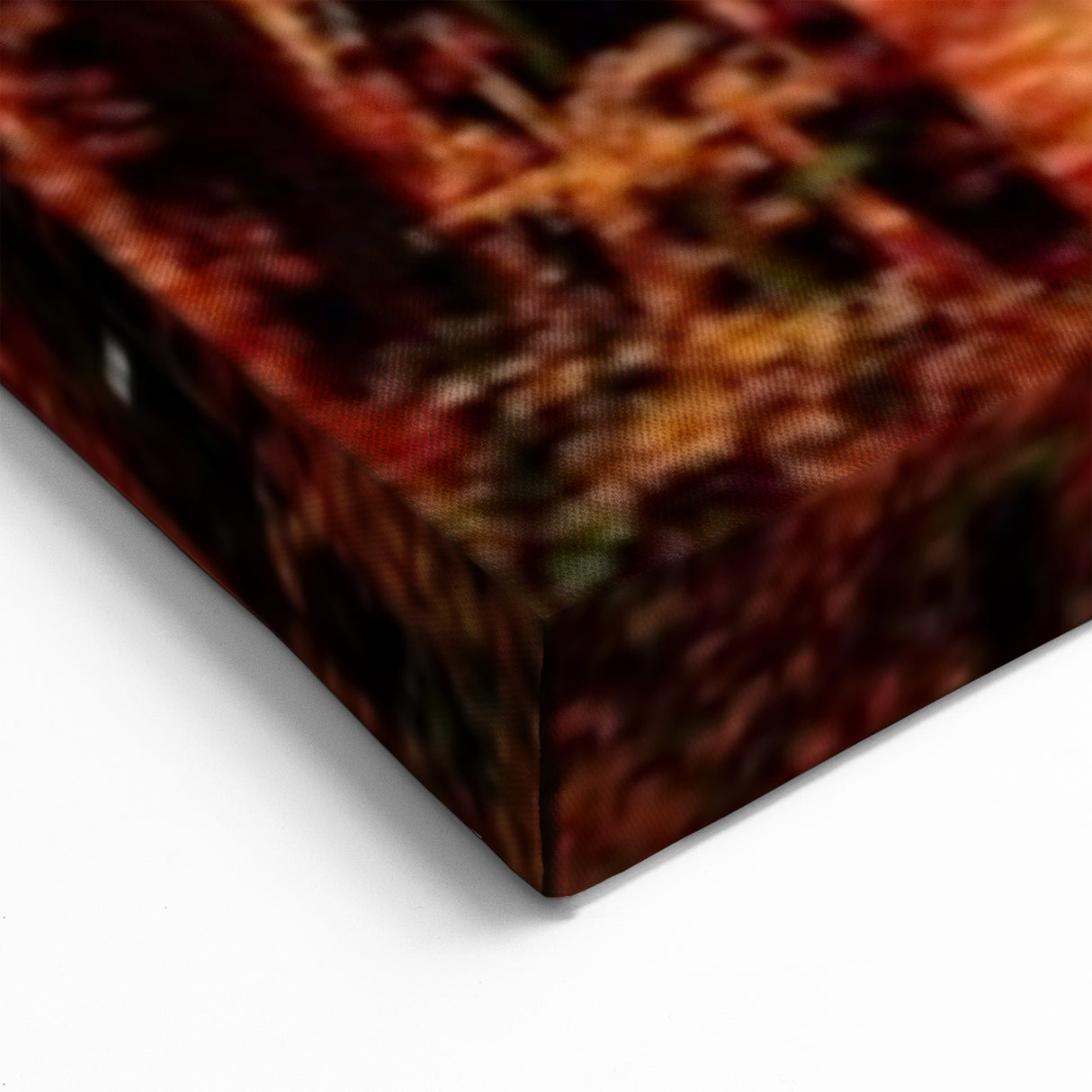 Fiery Autumn Forest – Bold Tree Art on Canvas and Acrylic Glass