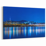 Seoul Cityscape Wall Art – Stunning Nighttime Skyline on Canvas and Prints