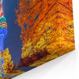 Seoul Scenic Posters – Namsan Tower with Autumn Foliage Wall Art
