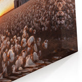 Rustic Cotton Field Art - Sunset Print